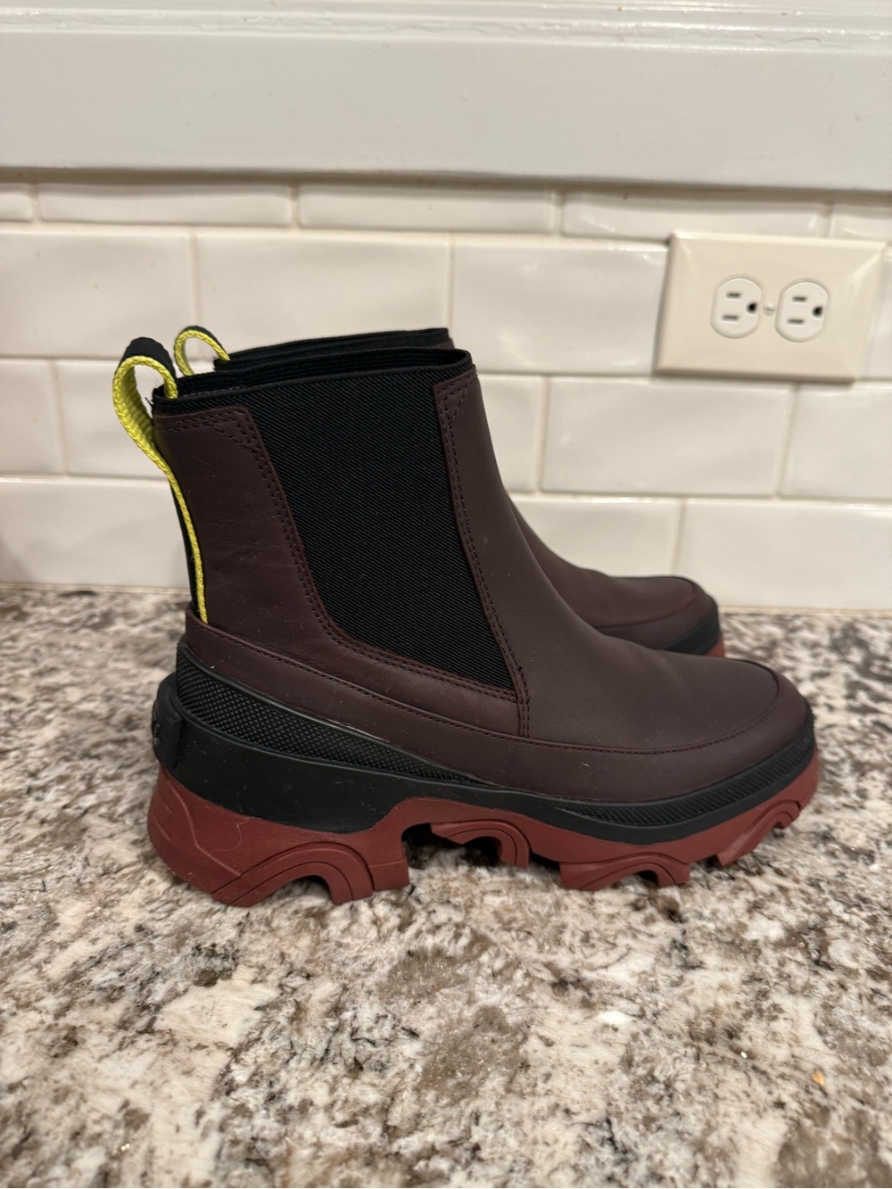 SOREL Women's Brex Waterproof Platform Chelsea Boots - size 7 - Picture 5 of 9